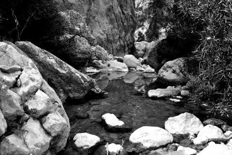 Gorropu canyon Foto stock