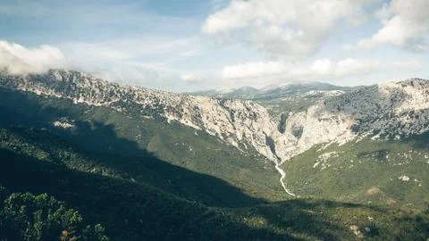 Gorropu canyon Foto stock