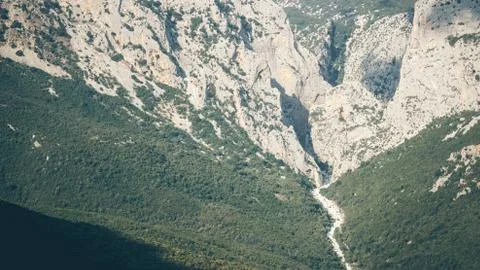 Gorropu canyon Foto stock