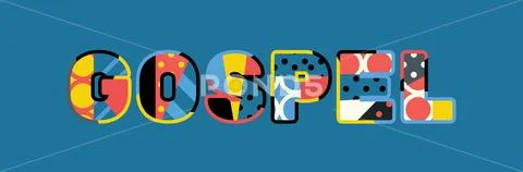 Gospel Concept Word Art Illustration Stock Illustration