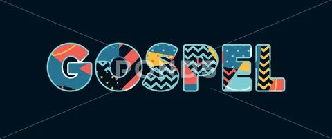 Gospel Concept Word Art Illustration Stock Illustration