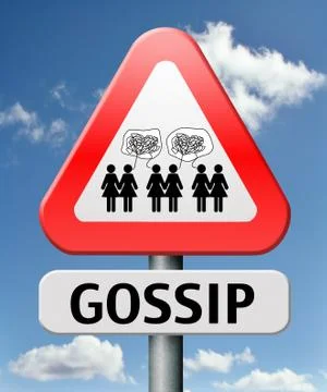 Gossip Stock Illustration