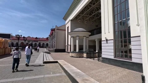 Gostiny Dvor in Ufa is an example of a traditional trading house  07/10/2023 Stock Footage 272494935