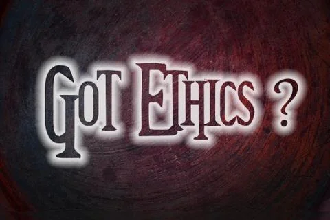 Got ethics concept Stock Illustration