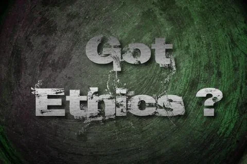 Got ethics concept Stock Illustration