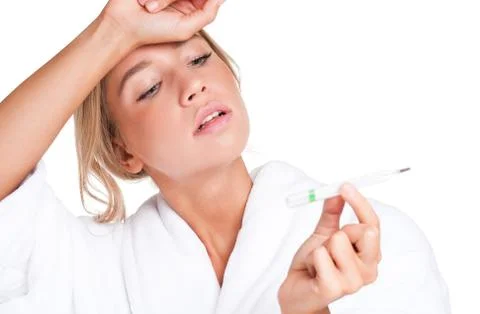 Got the fever. Stock Photos