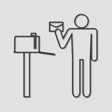Got mail Stock Illustration