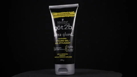 Got2b Ultra Glued Invincible Styling Gel3 Video stock 192266093