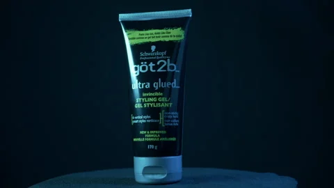 Got2b Ultra Glued Invincible Styling Gel2 Stock Footage 192269700