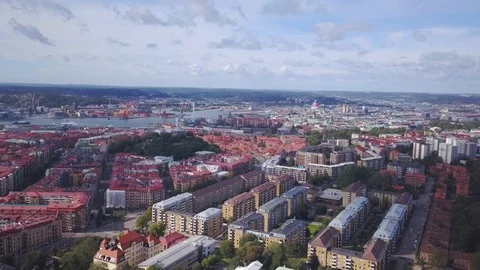 Goteborg Aerial Footage Stock Footage 114565249
