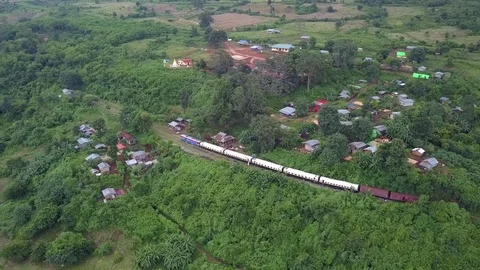 Goteik viaduct Stock Footage 81317313