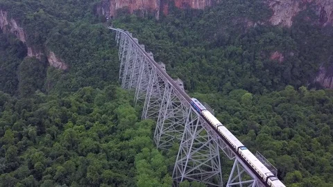 Goteik viaduct Stockbeeldmateriaal 81319326