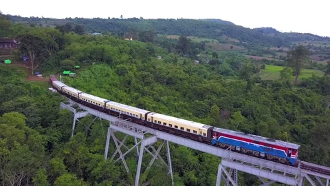 Goteik viaduct Stock Footage 81319651