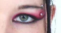 Goth Girl - Close ups - 4 - eybrow piercing ext close up HD 影片