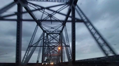 Gothals-Bridge New Jersey Stock Footage