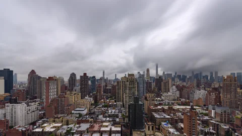 Gotham City Storm (2 of 2) Stock Footage 161491383