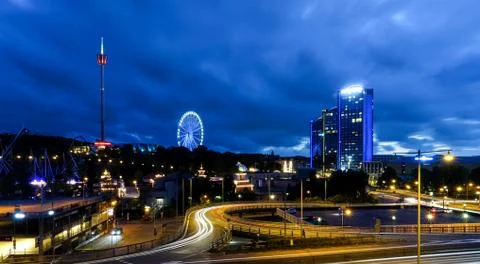 Gothenburg at night Stock Photos
