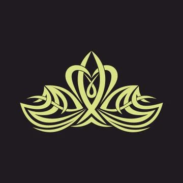 Gothic and tattoo marks. The wings of the Holy Spirit and Jesus fish. Stock-Illustration