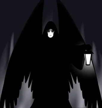 Gothic angel Stock Illustration