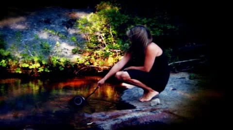 Gothic Angel - Witch Vídeo Stock 8931374