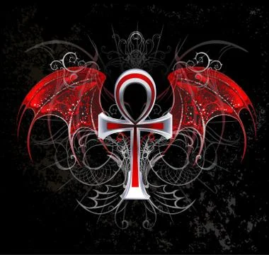 Gothic ankh Stock Illustration