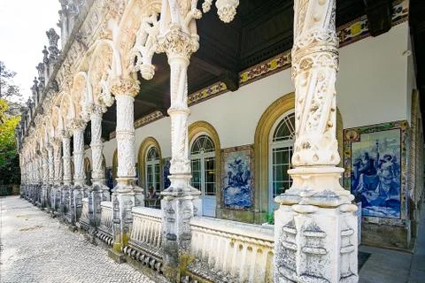 Gothic arcades Stock Photos