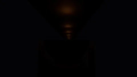 Gothic Arch Corridor 4K Stock Footage 338383495