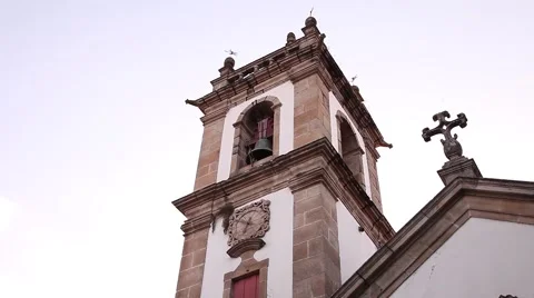 Gothic architecture Cathedral Sé Vila Real Church of Saint Domingos Portugal Stock Footage 64739302