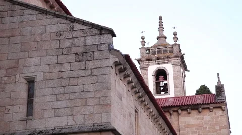 Gothic architecture Cathedral Sé Vila Real Church of Saint Domingos Portugal Stock Footage 64739334