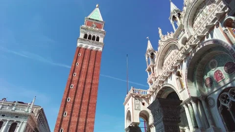 Gothic architecture of Venice Stock Footage 160846573