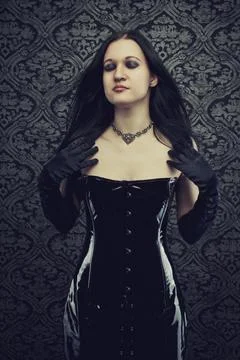 Gothic beauty Stock Photos