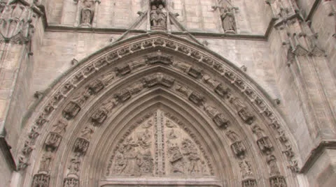 Gothic Bordeaux Stock Footage 24975218