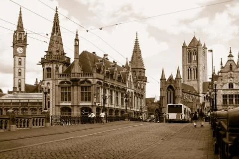 Gothic buildings Stock Photos