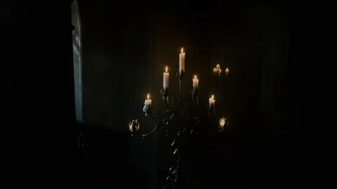 Gothic candles Stock Footage 110706057