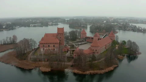 Gothic Castle of Europe Stock Footage 235759656