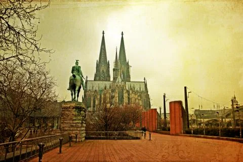 Gothic cathedral in cologne Stock Photos