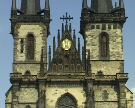 Gothic cathedral Stock Footage 312229