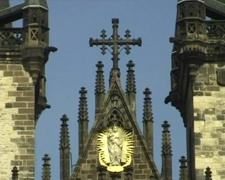 Gothic cathedral Stock Footage 318769