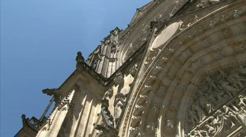 Gothic cathedral Stock Footage 495790