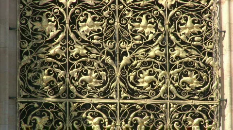 Gothic cathedral Stock Footage 499664