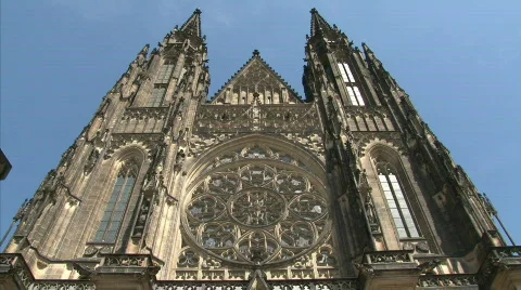 Gothic cathedral Stock Footage 510086