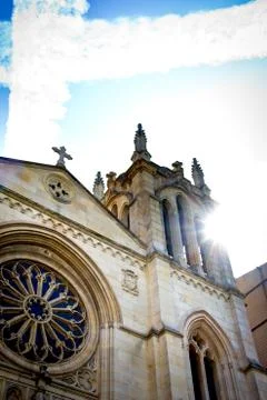 Gothic cathedral Stock Photos