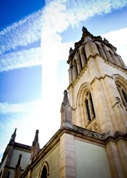 Gothic cathedral Stock Photos