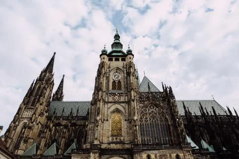 Gothic cathedral Stock Photos