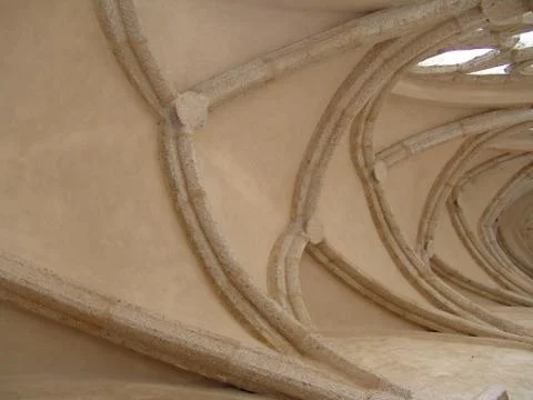 Gothic ceiling Stock Photos