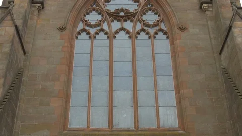 Gothic church facade Stock Footage 86497282