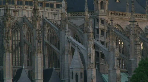 Gothic church Stock Footage 493465