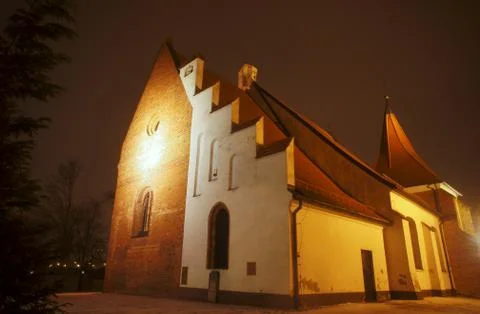Gothic church of the order Stock Photos