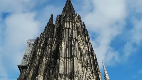 The Gothic Cologne Cathedral Stock Footage 92731172