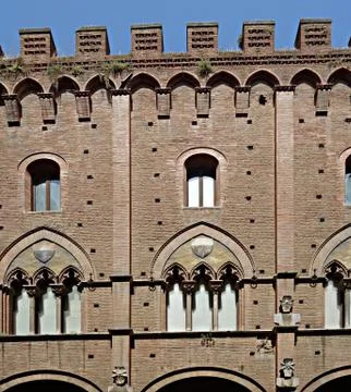 Gothic courtyard Stock Photos